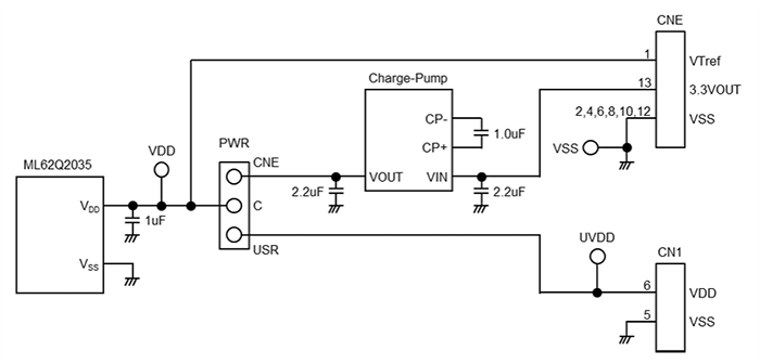 Schaltungsanordnung - ROHM Semiconductor RB-D62Q2035TD20 Referenzboard